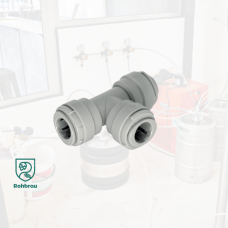 Conexão rápida união Tê tubo 3/8 x 3/8 x 3/8 (HBS 0103-04)